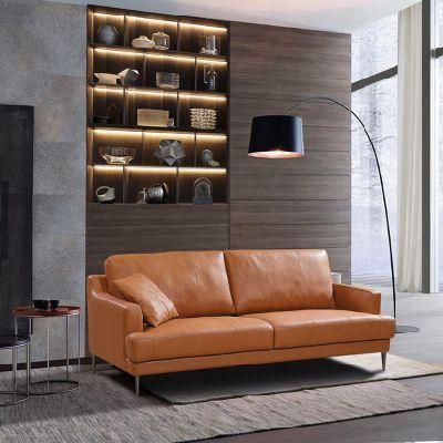 New Modern Wood Couches Settee Living Room Chairs Wooden Furniture Suites Leather Sofa