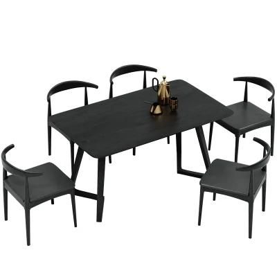 Heat Selling Wooden Dining Table and Chairs Set 6 Seater Dining Table