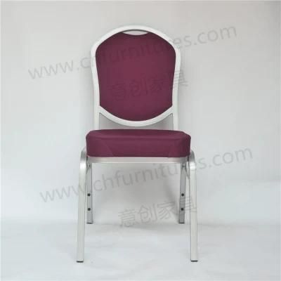 Catering Suppliers Stacking Aluminum Banquet Hotel Chair for Restaurant Yc-Zl04