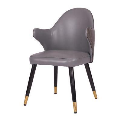 Dining Furniture Metal Arm Design Nordic Dining Chair