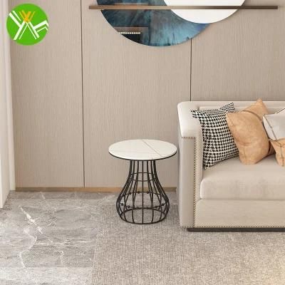 Yuhai Hotsale Simple Modern Marble Living Room Mini Round Side Coffee Table Bed Side Table Lamp for Living Room