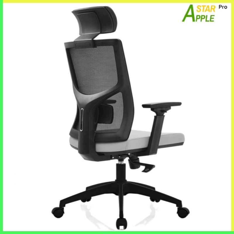 Foshan Apple Computer Parts Wholesale Market Folding Chairs PU Leather Headrest as-C2076 Executive Mesh Ergonomic Game Office Chair