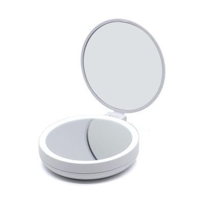 Bulkbuy Folding Mirror LED Light up Magnifying Pocket Mirror