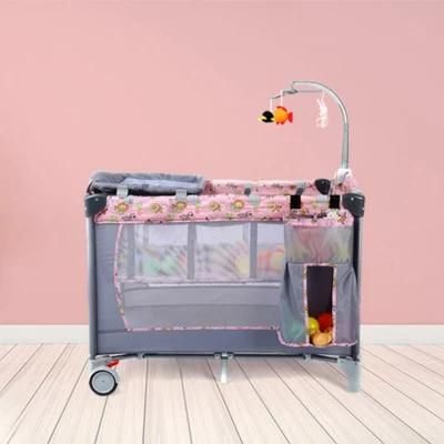 Multifunctional Child Bed Extension Baby Crib for Sale