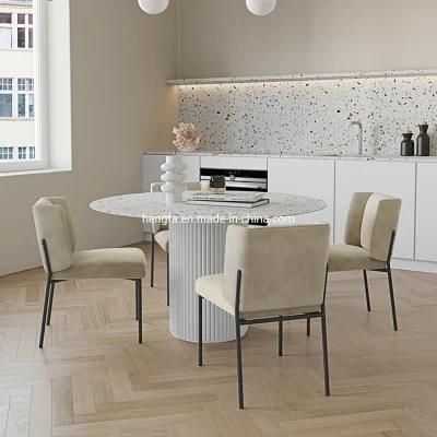 Modern Furniture Metal Dining Room Restaurant Upholstered Chairs for Sale