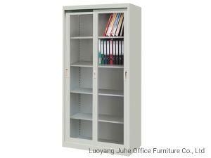 Sliding Glass Door Metal Modern File Cabinet for Office and School