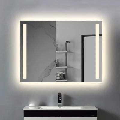 Modern Side Lights Lighting Wall Mount Mirror for Bathroom