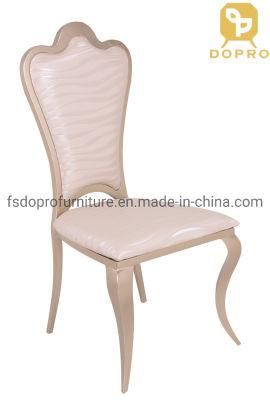 High Quality Wholesale Modern Metal Legs Leather Dining Chair Dining Room Modern