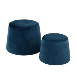Chinese Modern Leisure Fabric Office Home Living Room Outdoor Hotel Garden Kids Bedroom Furniture Sofa Chair Ottaman Pouf