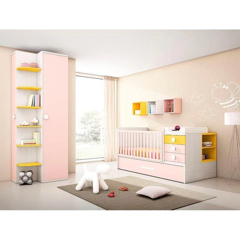 Modern Safety Design Baby Furniture Products Set Multifunctional Baby Crib