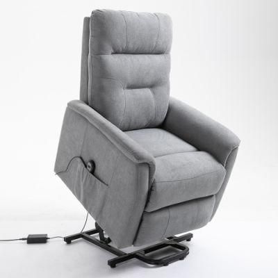 Factory Wholesale Modern Living Room Furniture Small-Sized House Fabric Sofa Electric Recliner Chair for The Elderly