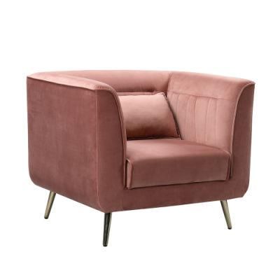 Nova Jssa024 Fancy Couches Fashionable Modern Red Velvet Sofa