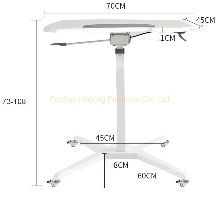 Modern White Muti-Function Adjustable Foldable Table Portable Laptop Desk Table Folding Laptop Stand Computer Desk Computer Table Moving Table Writing Table