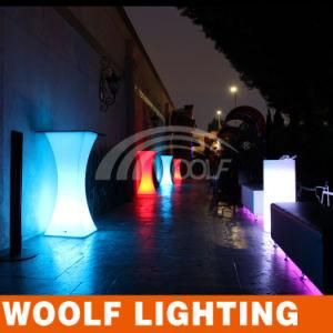 Rechargeable LED Light Wedding Party Cocktail Table Furniture