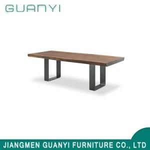 2019 Classic Modern Meeting Dining Metal Leg Table