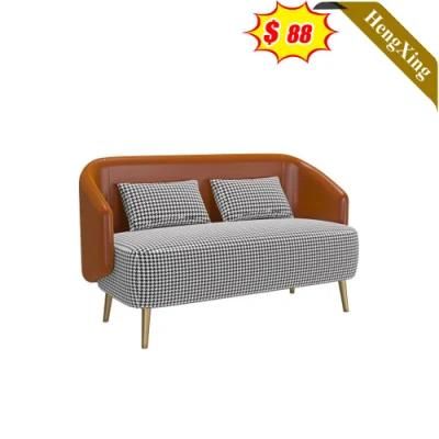 Modern Luxury Living Room Furniture Leisure Design Office Leather Fabric Sofa Set Chaise Lounge