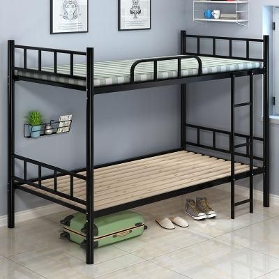 Low Price Modern Metal Iron Bunk Bed Furniture Dorm Bedroom Metal Double Decker Bed