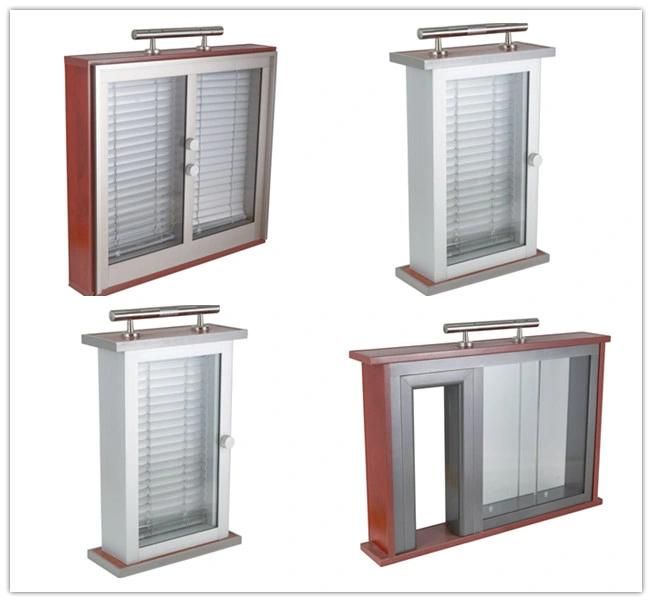 Shaneok Factory Price Glass Office Partition with Aluminum Venetian Blind