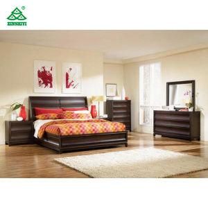 Teenage Hotel Bedroom Furniture Sets Dark Brown English / American Style