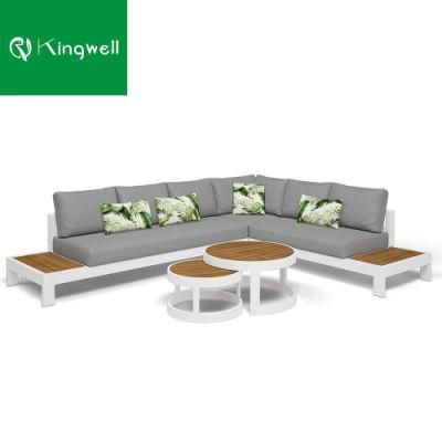 Design Modern Wooden Sofa Set Teak Outdoor Furniture for Garden