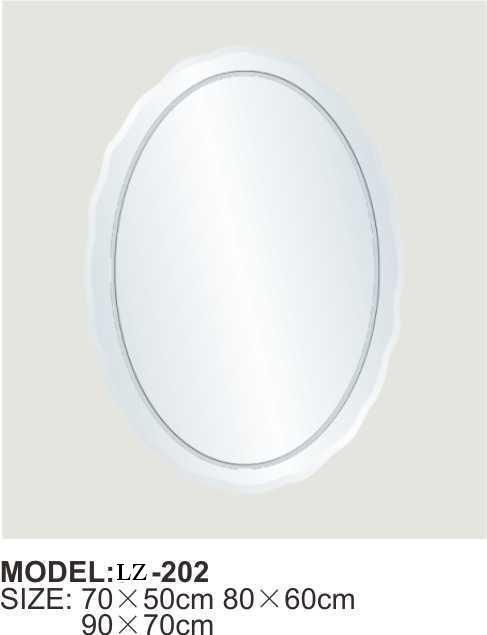 Elegant Oval Bathroom Makeup Art Mirror (LZ-0036)