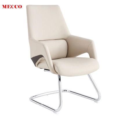 Hot Saleing Comfortable Cushion Backrest PU Leather Conference Chair Meeting Chair with Armrests