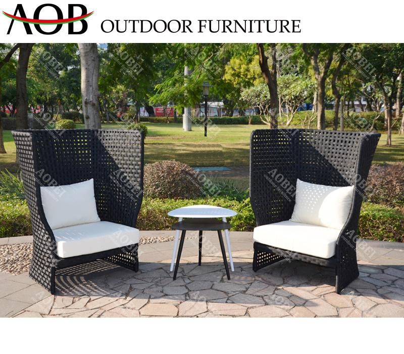 Outdoor Modern Garden Patio Hotel Resort Terrace Villa Balcony Deck Rope Woven Lounge Chair Furniture