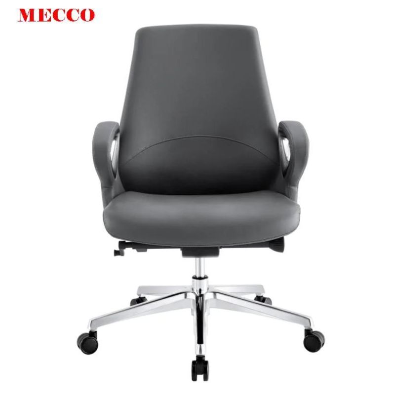 MID Back Luxury Visitor Chair High End Leather Office Chair