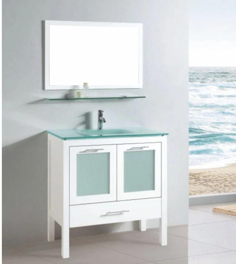 Continuous System Bathroom with Mirror Modern Furniture Simple Bathroom Vanity