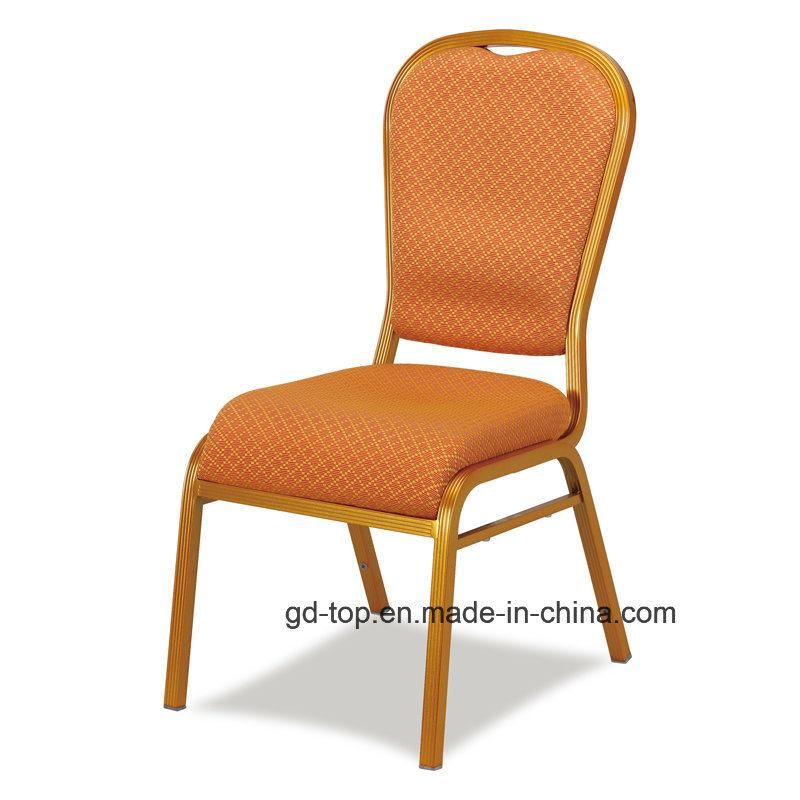 Top Furniture Modern Factory Metal Curve Seat Banquet Chair