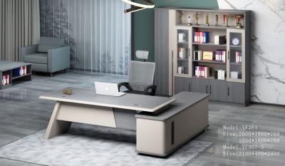 2021 New Design L Shaped Computer Desk MDF Modern Executive Office Desk