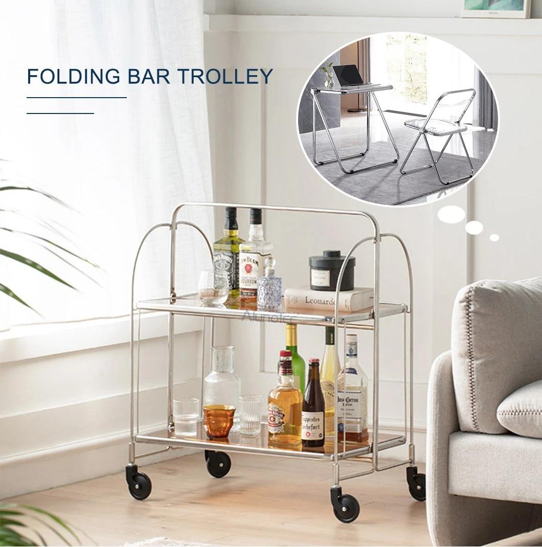 Food Catering Service Transport Trolley Hotel Tea Cart Dining Cart Food Service Trolleys