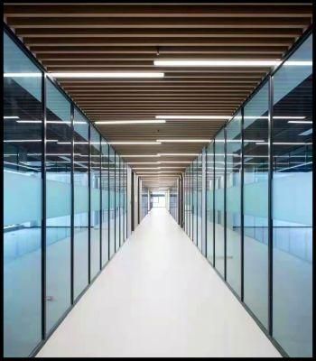 Fashion Office Partition Modular Modern Material Design Furniture Glass Wall Partition