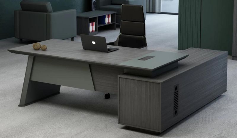 Modern Office Furniture MDF L Shaped Executive Office Table
