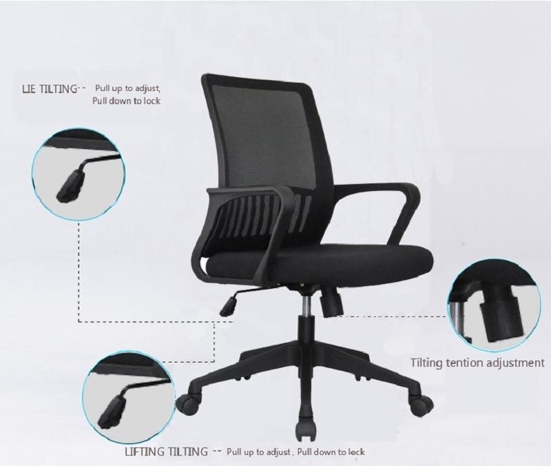 Modern Mesh Swivel Black Computer Chair Ergonomic Desk Office Chairs