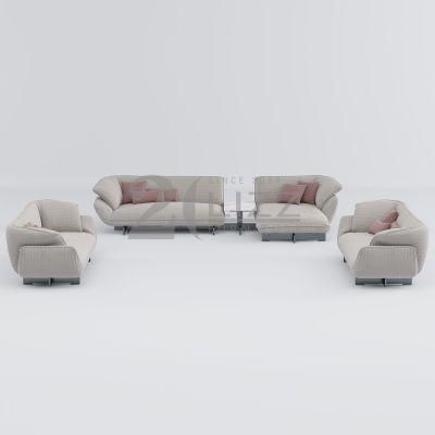 Factory Direct Sale Modern Sectional 1+2+3 Sofa Furniture Sets Leisure Fabric Sofa with Chaise