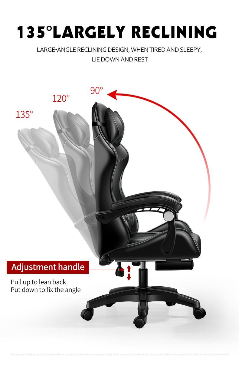 Hot Selling Budget Recliner Homall Gtracing XL Ingrem Tt Tc Game Computer Chair with Removable Head and Lumbar Pillow