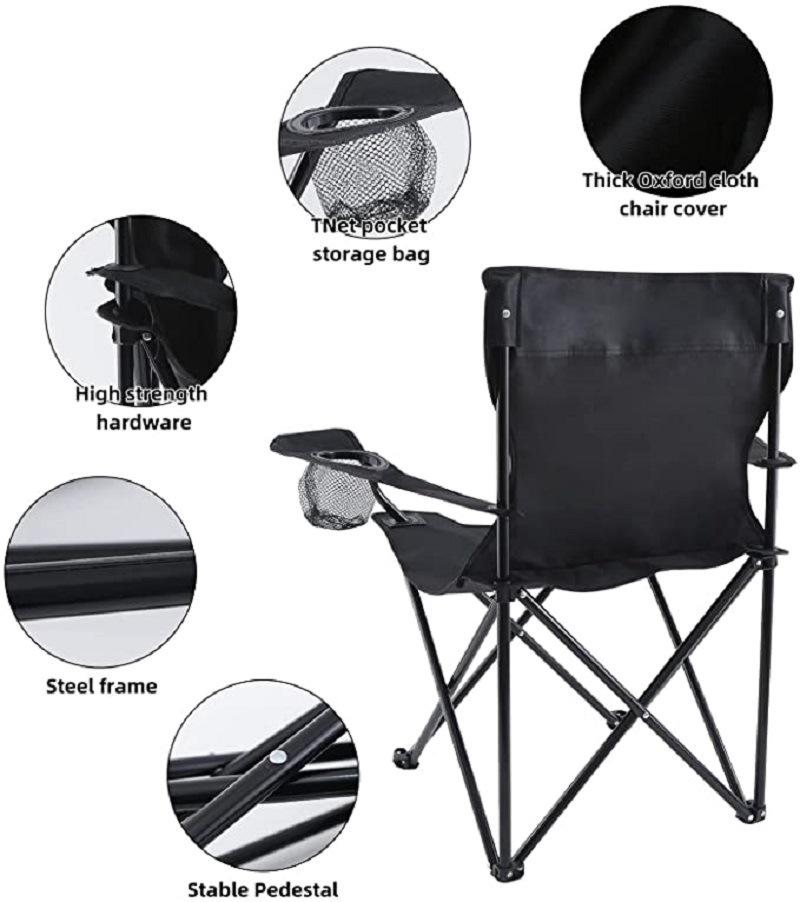 Camping Chairs 2packs Outdoor Chairs Foldable Portable Lawn Chair Ultra-Light Easy to Carry Fishing