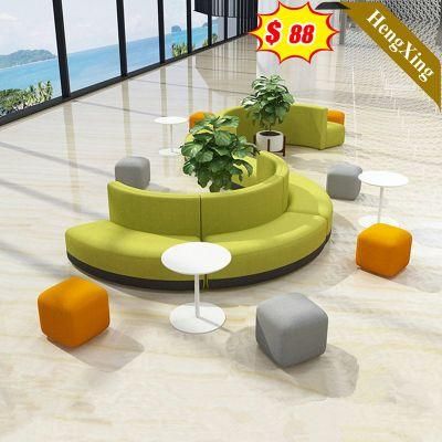 Foshan Modern Italy Style Office Public Waiting Furniture L S U Shaped Leather Coner Living Room Sofa