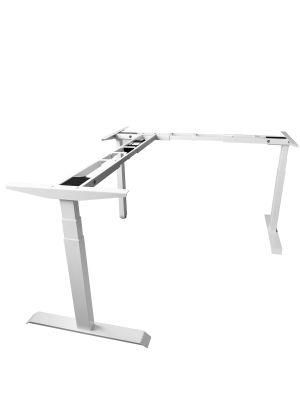 Ergonomic 3 Legs Computer Desks Sit Stand Frame Office L Shape Standing Desk