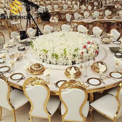 Party Furniture Gold Hotel Dining Chairs of High Back