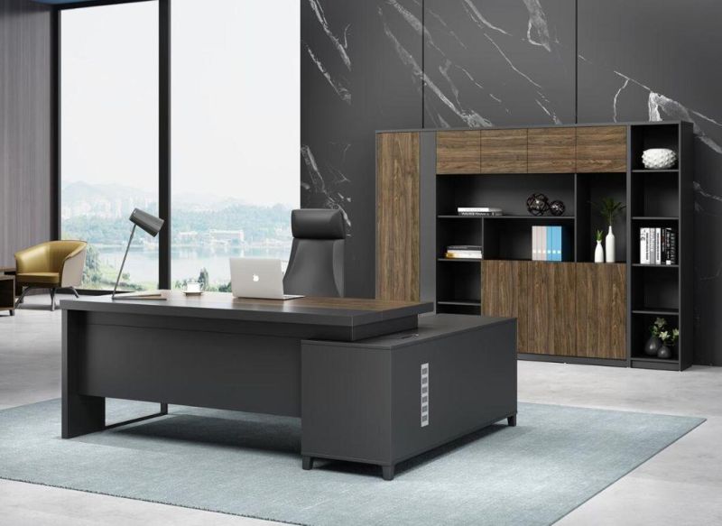 Newest on Market China Office Furniture Executive L Shaped Luxury Office Desk (SZ-ODR410)