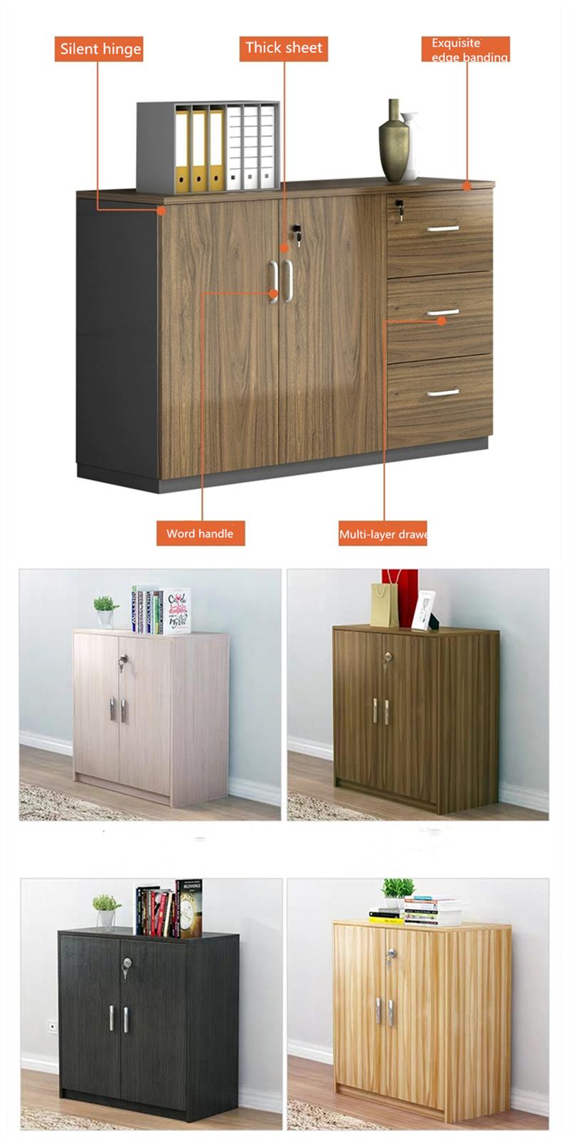 Foshan Factory Modern Fashion Steel Leg Double Cabinets Filing Cabinet with Drawers