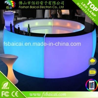 Hot Sale LED Round Bar Table LED Bar Counter