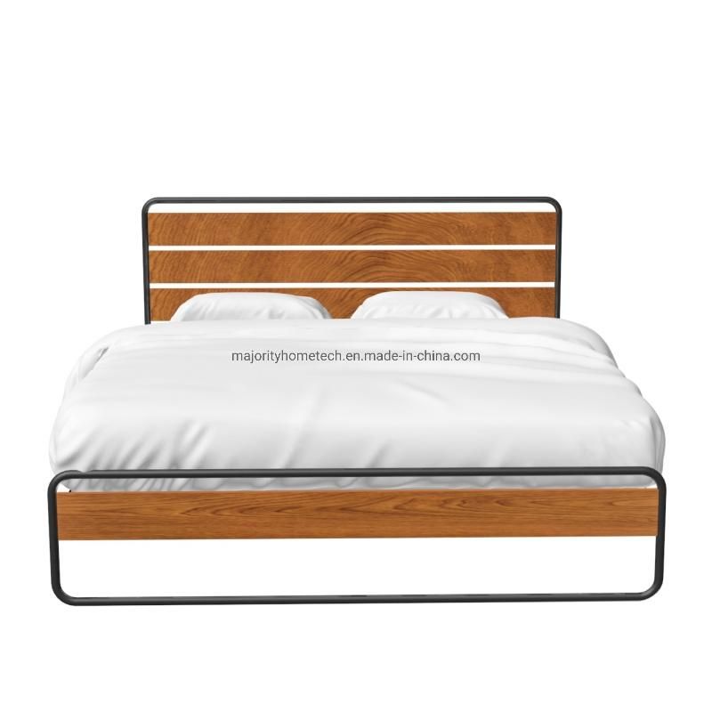 2021 New Style Metal and Slat Platform Bed Frame