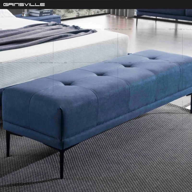 Foshan Manufacturer Bedroom Furniture Leather Bed Gc1818