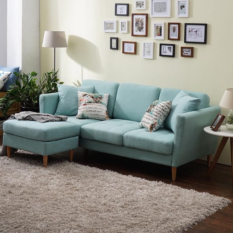 Nova Modern Design Living Room Furniture Fabric Sofa Set Leisure Recliner Sofa