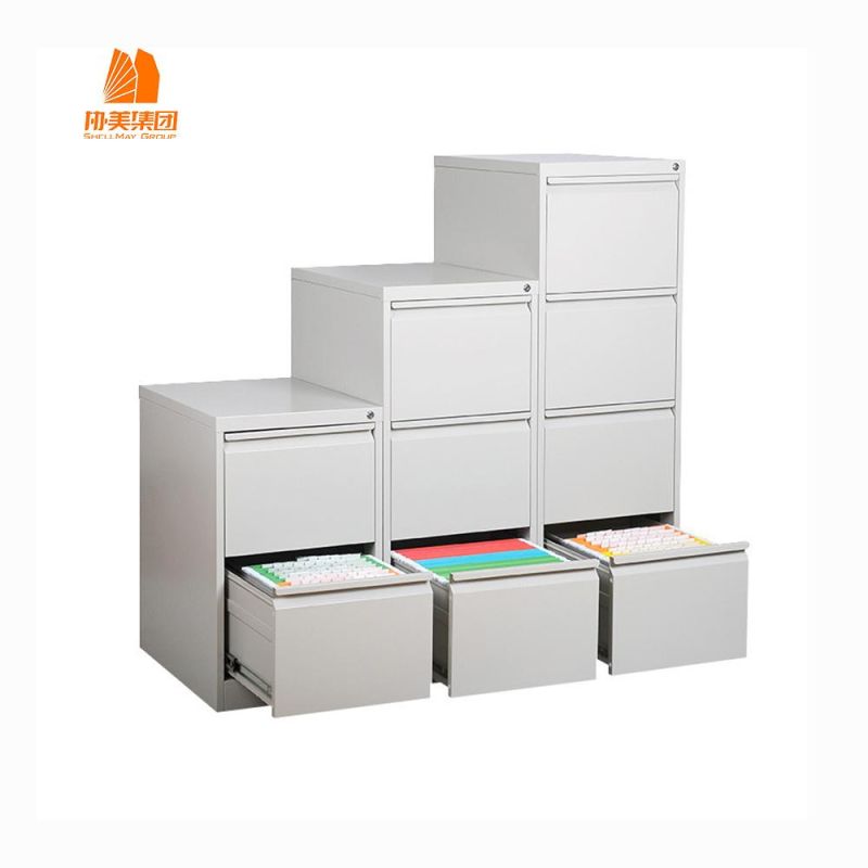 Vertical Filing Cabinet with 3 Push-Puling Door, Customized Modern Furniture