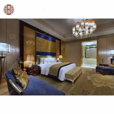 SGS E1 MDF Panel Wooden Luxury Hotel Bedroom Furniture