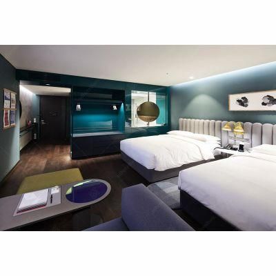 Custom Made Metal Modern Nordic Style Hotel Bedroom Furniture Set